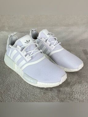 adidas NMD_R1 Primeblue GX8313 Womens Size 8 Cloud White Running Shoes Sneakers